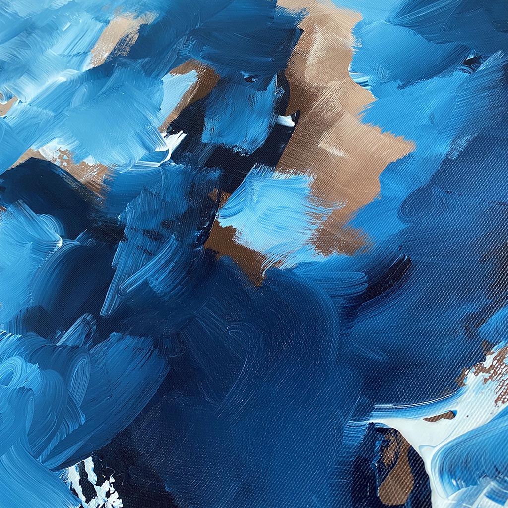 Run While You Can - 102x102 cm - Original Painting
