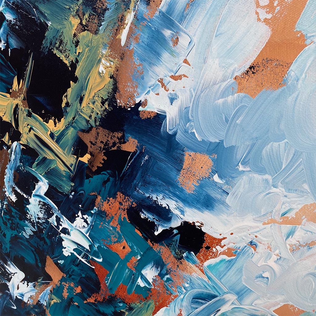 Time Has Stopped 2 - 100x76 cm - Original Painting