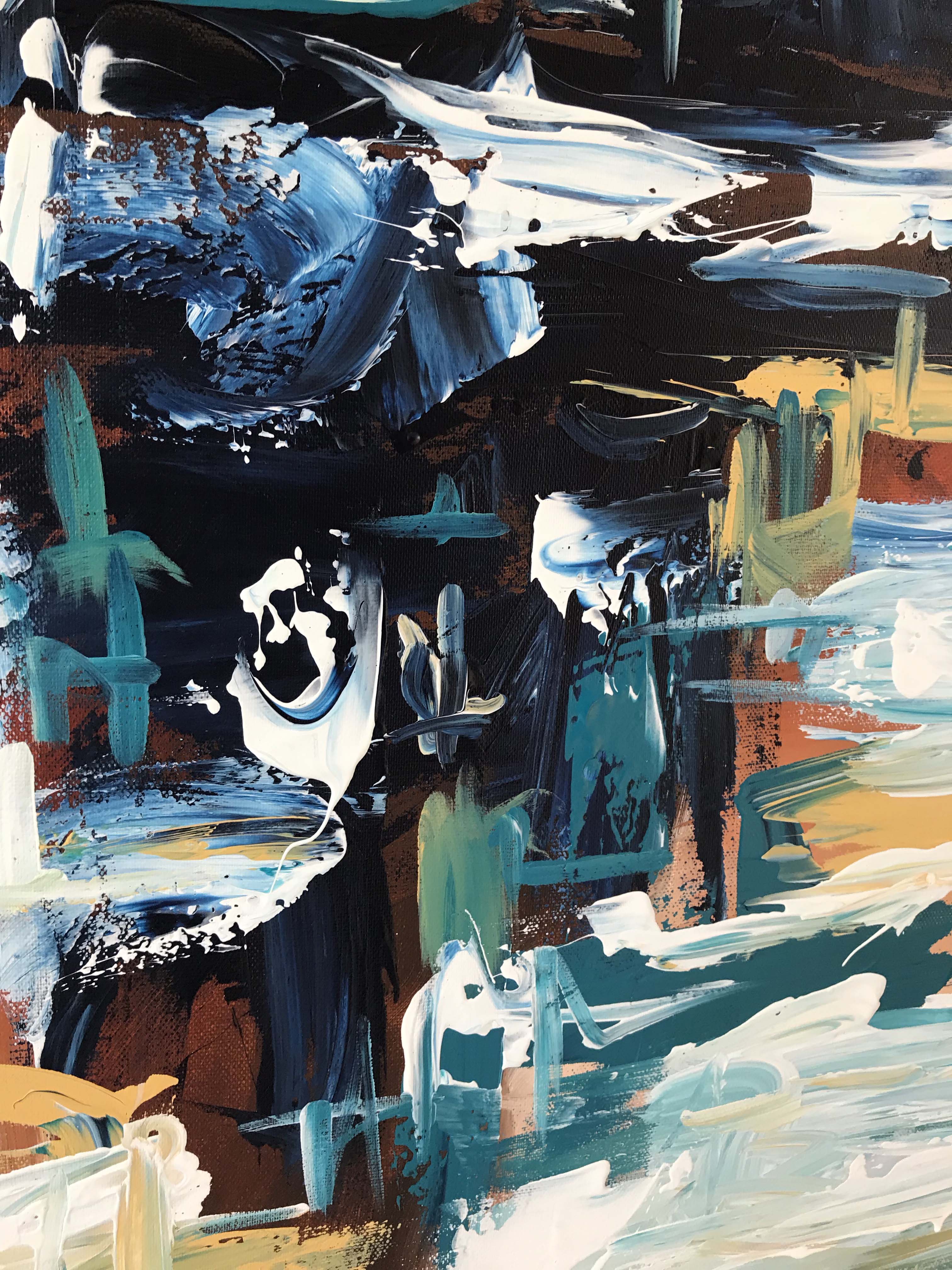 The Pond - 92x102 cm - Original Painting