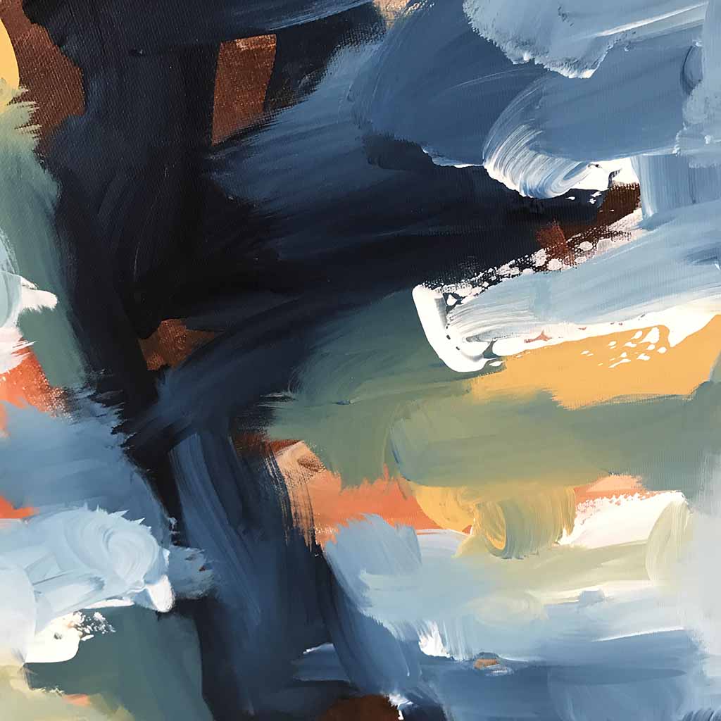 The Pier - 122x52 cm - Original Painting