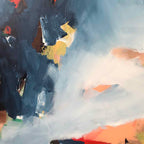 The Riverbank - 122x76 cm - Original Painting