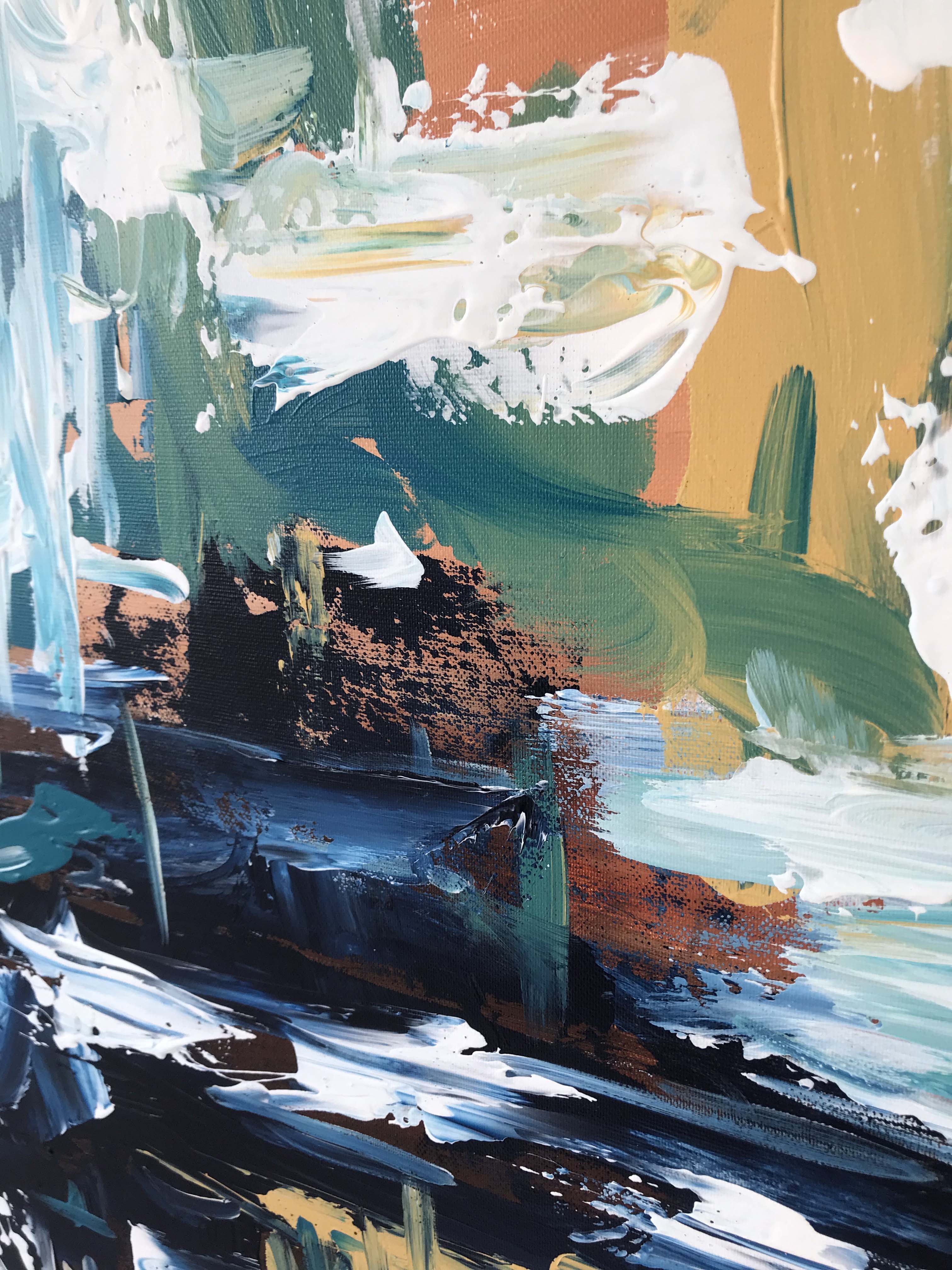 The Pond - 92x102 cm - Original Painting