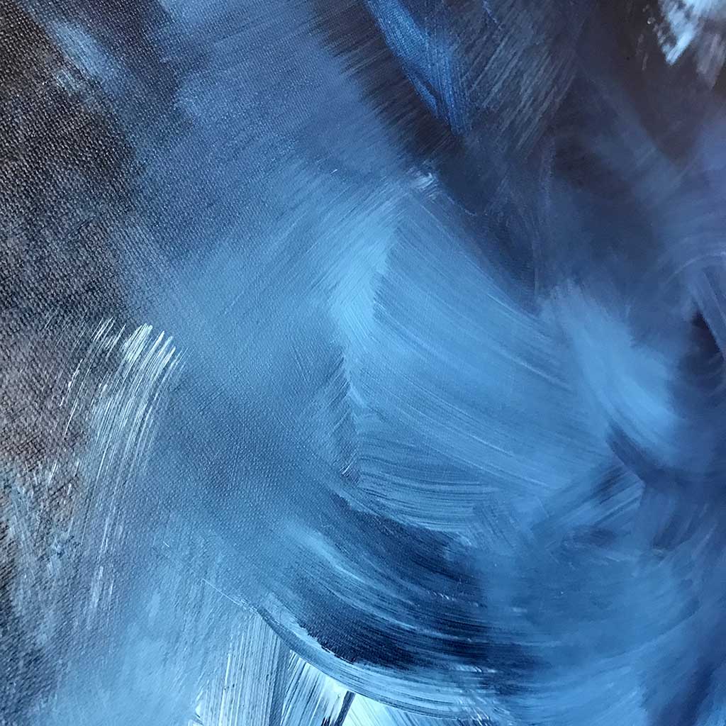 Midnight Waves - 102x76 cm - Original Painting