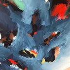 The Riverbank - 122x76 cm - Original Painting