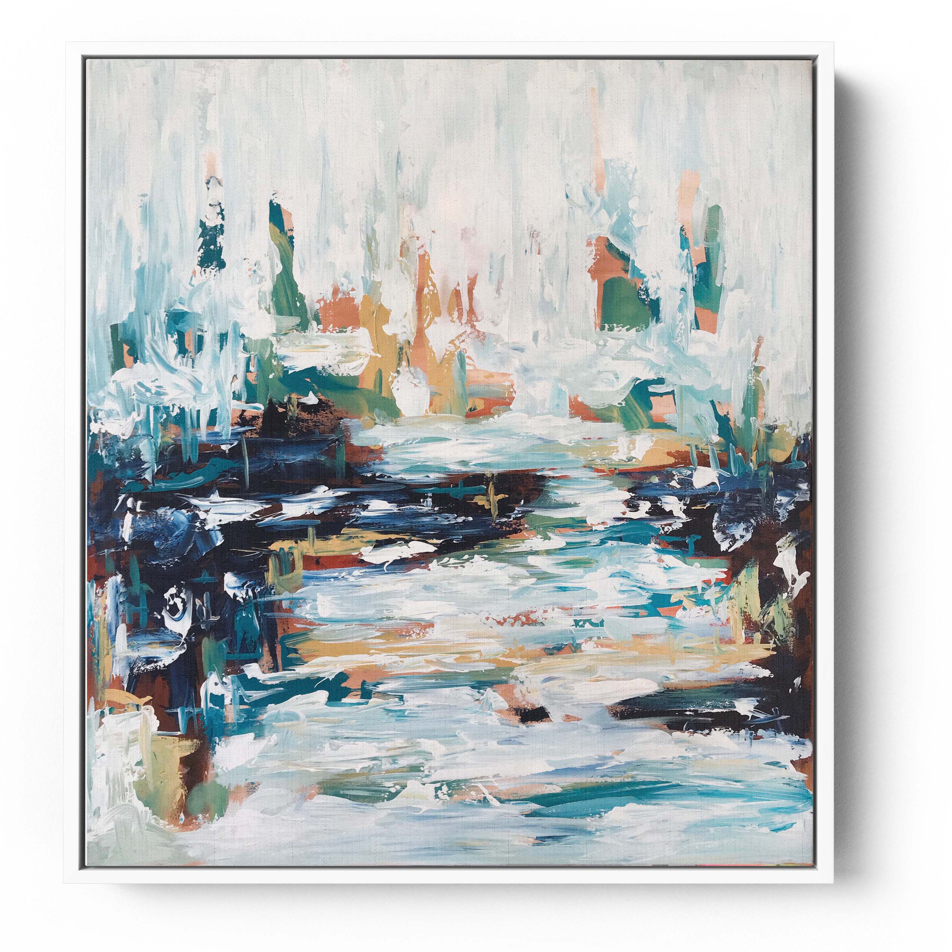 The Pond - 92x102 cm - Original Painting