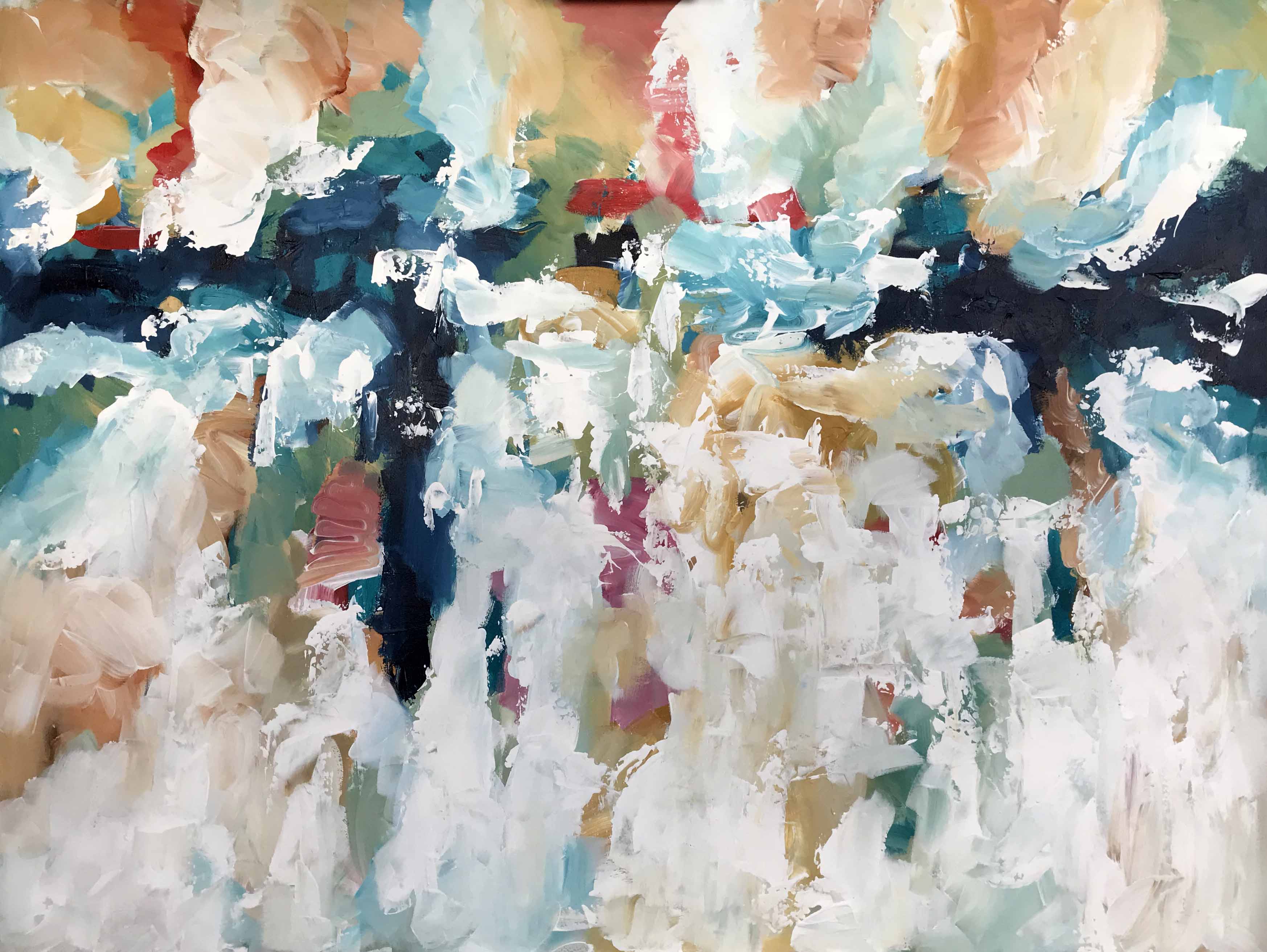 Regain The Fire - 122x90 cm - Original Painting-OmarObaid.com