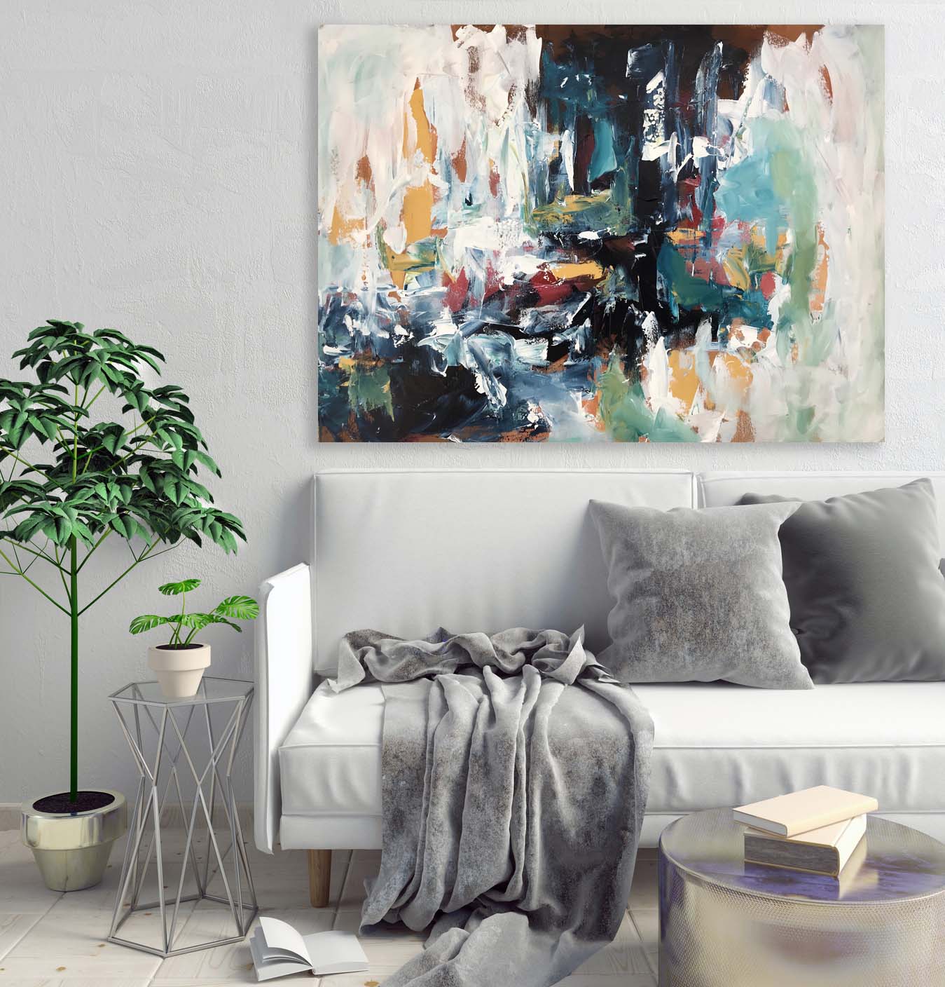 Control Part 1 - 102x76 cm - Original Painting-OmarObaid.com