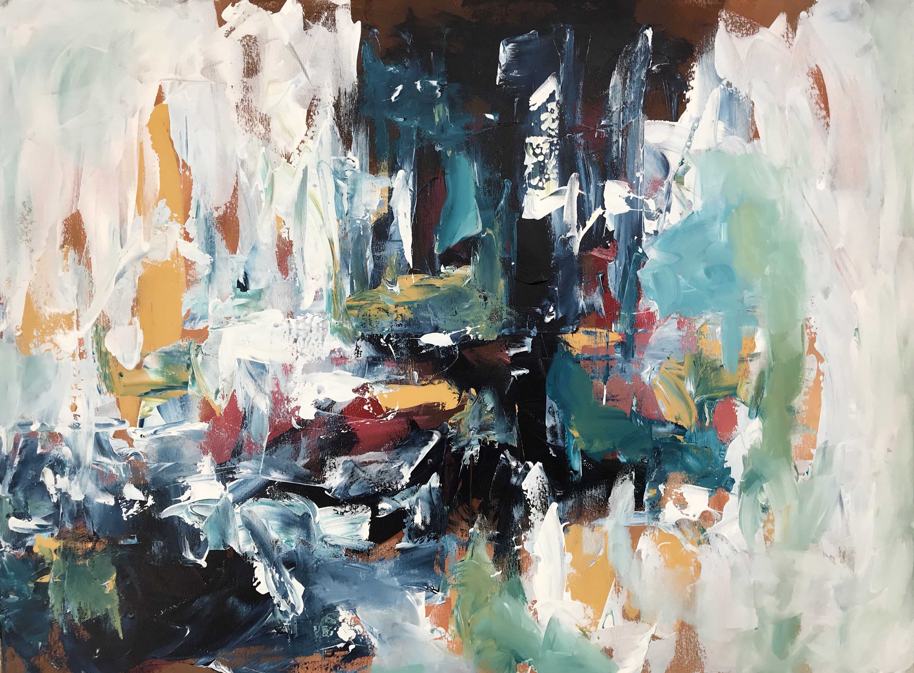 Control Part 1 - 102x76 cm - Original Painting-OmarObaid.com