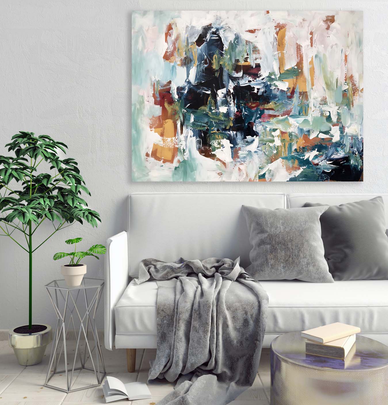 Control Part 2 - 102x76 cm - Original Painting-OmarObaid.com