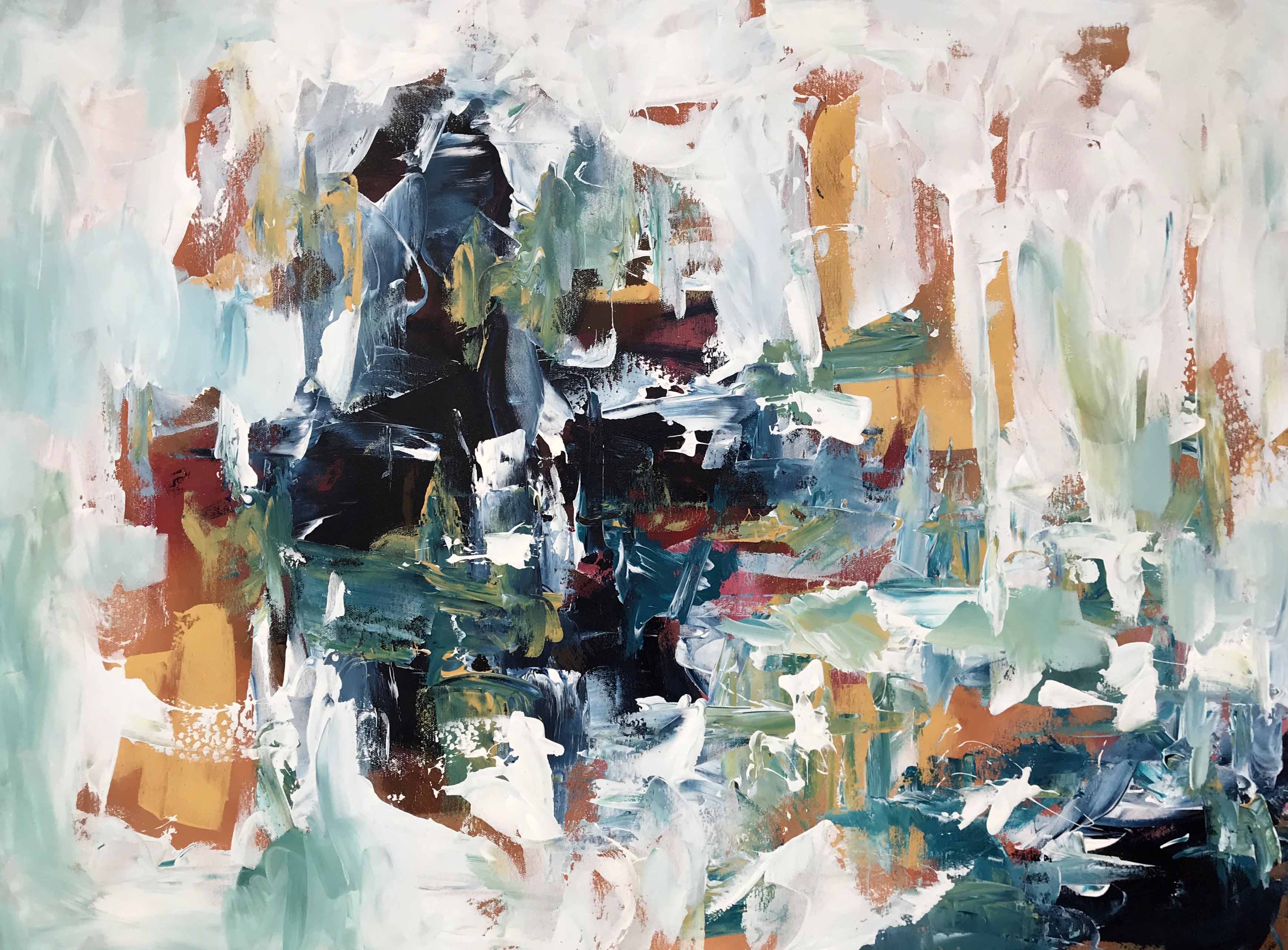 Control Part 2 - 102x76 cm - Original Painting-OmarObaid.com