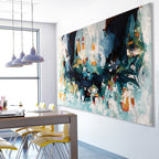 Crossroads - 180x102 cm - Original Painting-OmarObaid.com