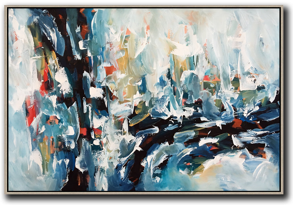 Cybernetic Dream - 150x100 cm - Original Painting-OmarObaid.com