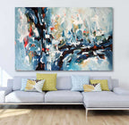 Cybernetic Dream - 150x100 cm - Original Painting-OmarObaid.com