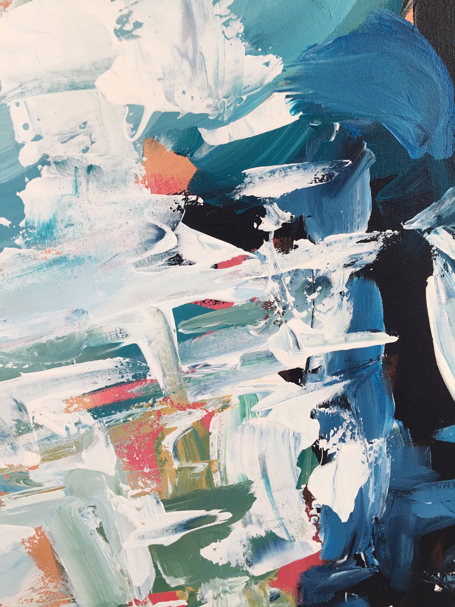 Daydreaming 4 - 150x76 cm - Original Painting-OmarObaid.com