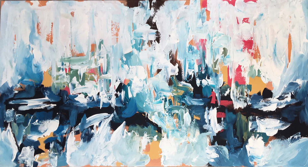 Daydreaming 4 - 150x76 cm - Original Painting-OmarObaid.com