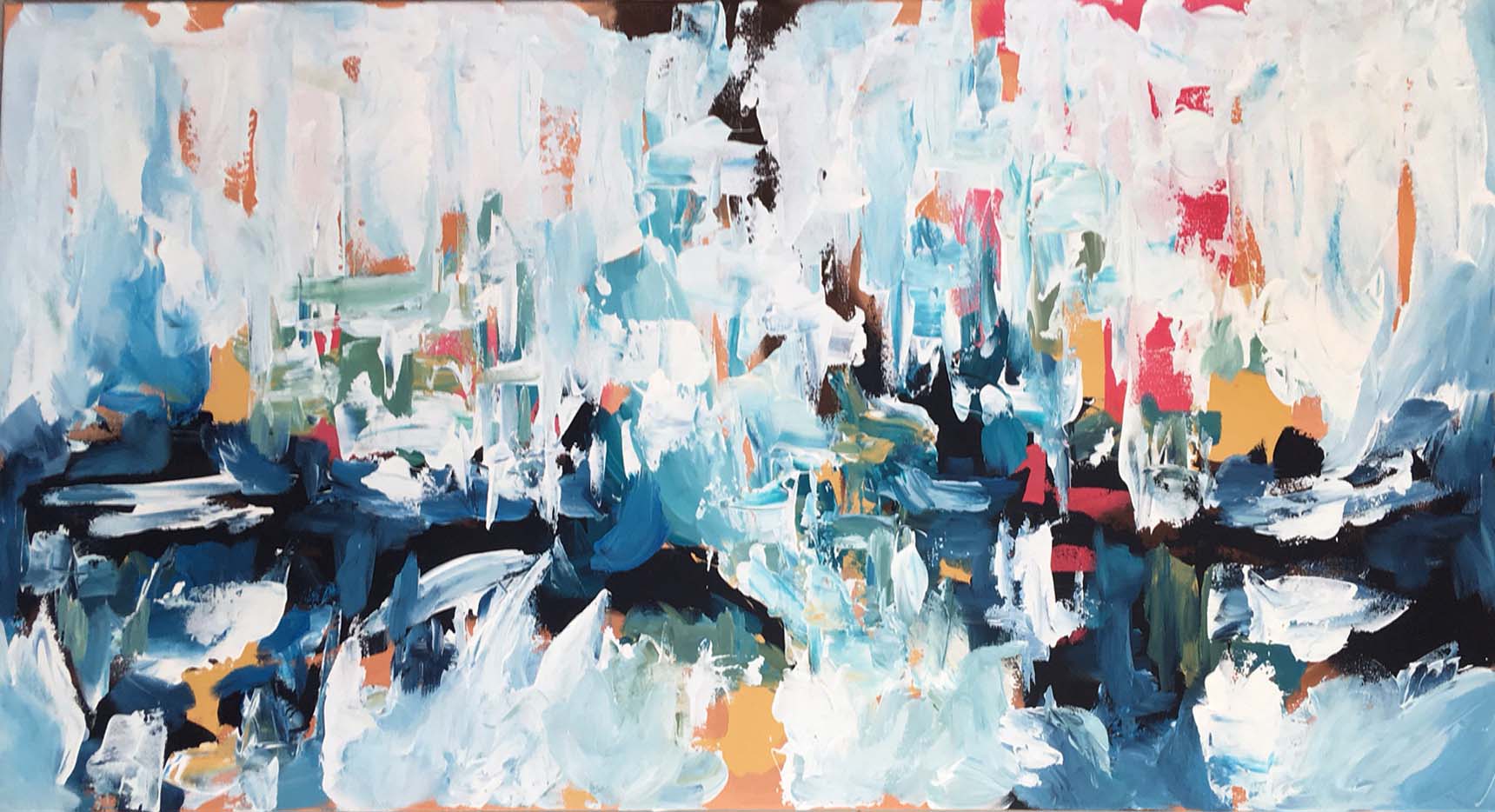 Daydreaming 4 - 150x76 cm - Original Painting-OmarObaid.com