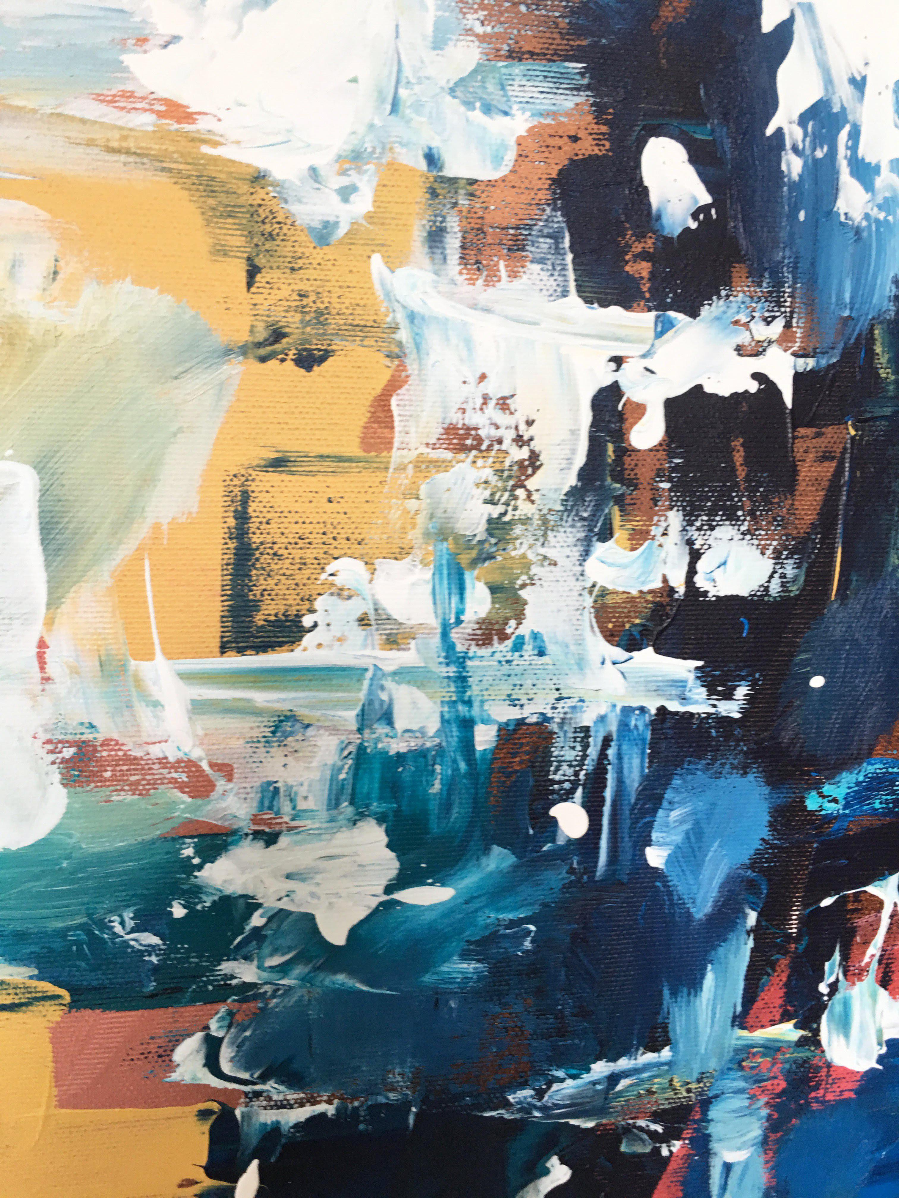 Daydreaming - 150x76 cm - Original Painting-OmarObaid.com