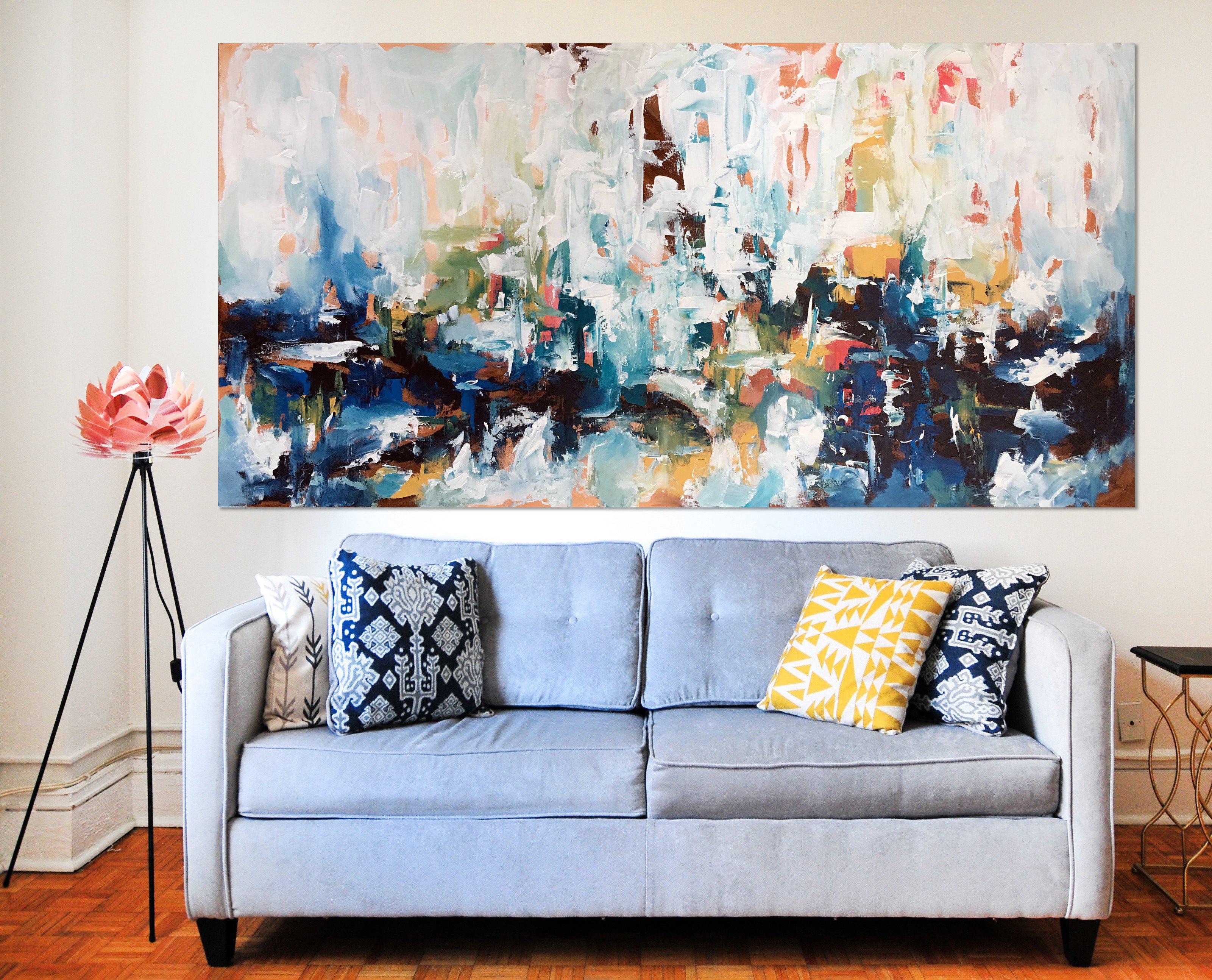 Daydreaming - 150x76 cm - Original Painting-OmarObaid.com