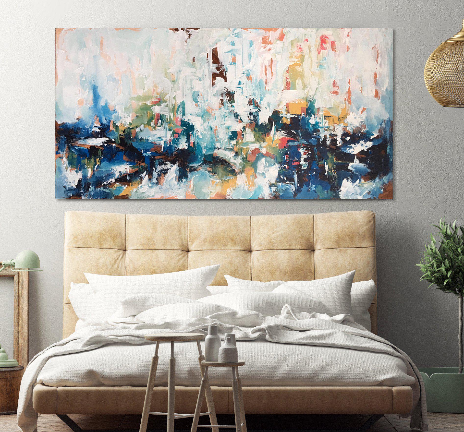 Daydreaming - 150x76 cm - Original Painting-OmarObaid.com