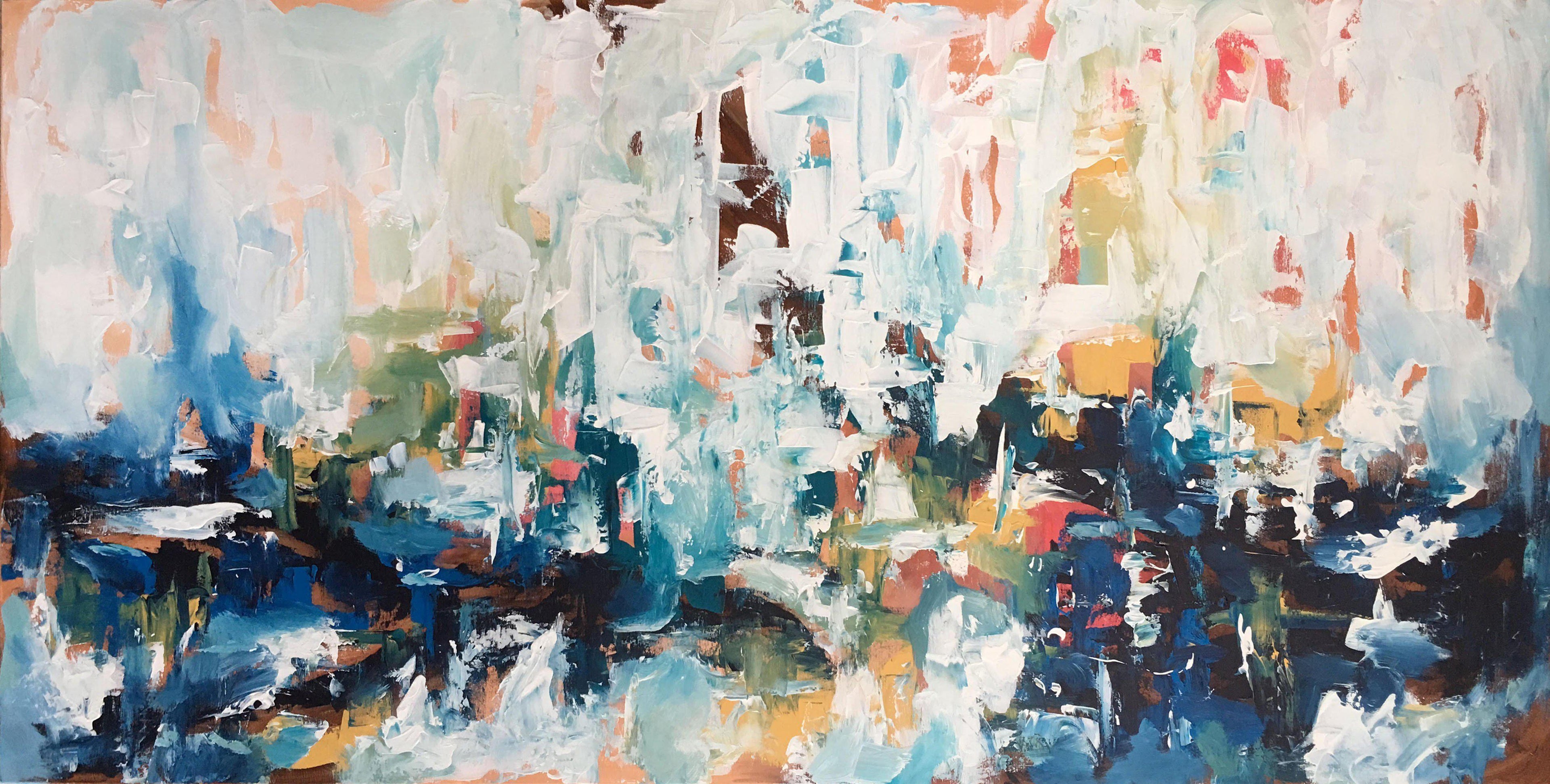 Daydreaming - 150x76 cm - Original Painting-OmarObaid.com
