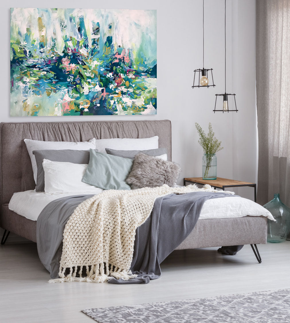 Devotion - 122x90 cm - Original Painting-OmarObaid.com