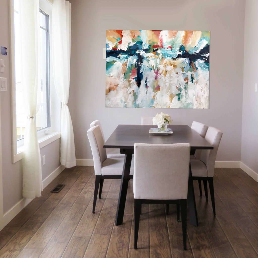 Regain The Fire - 122x90 cm - Original Painting-OmarObaid.com