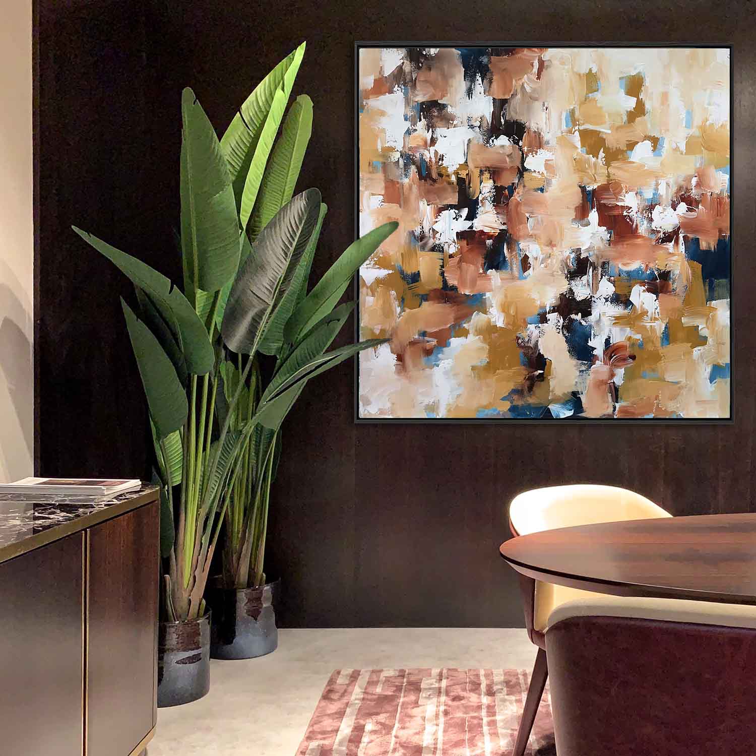 Sunset - 102x102 cm - Original Painting