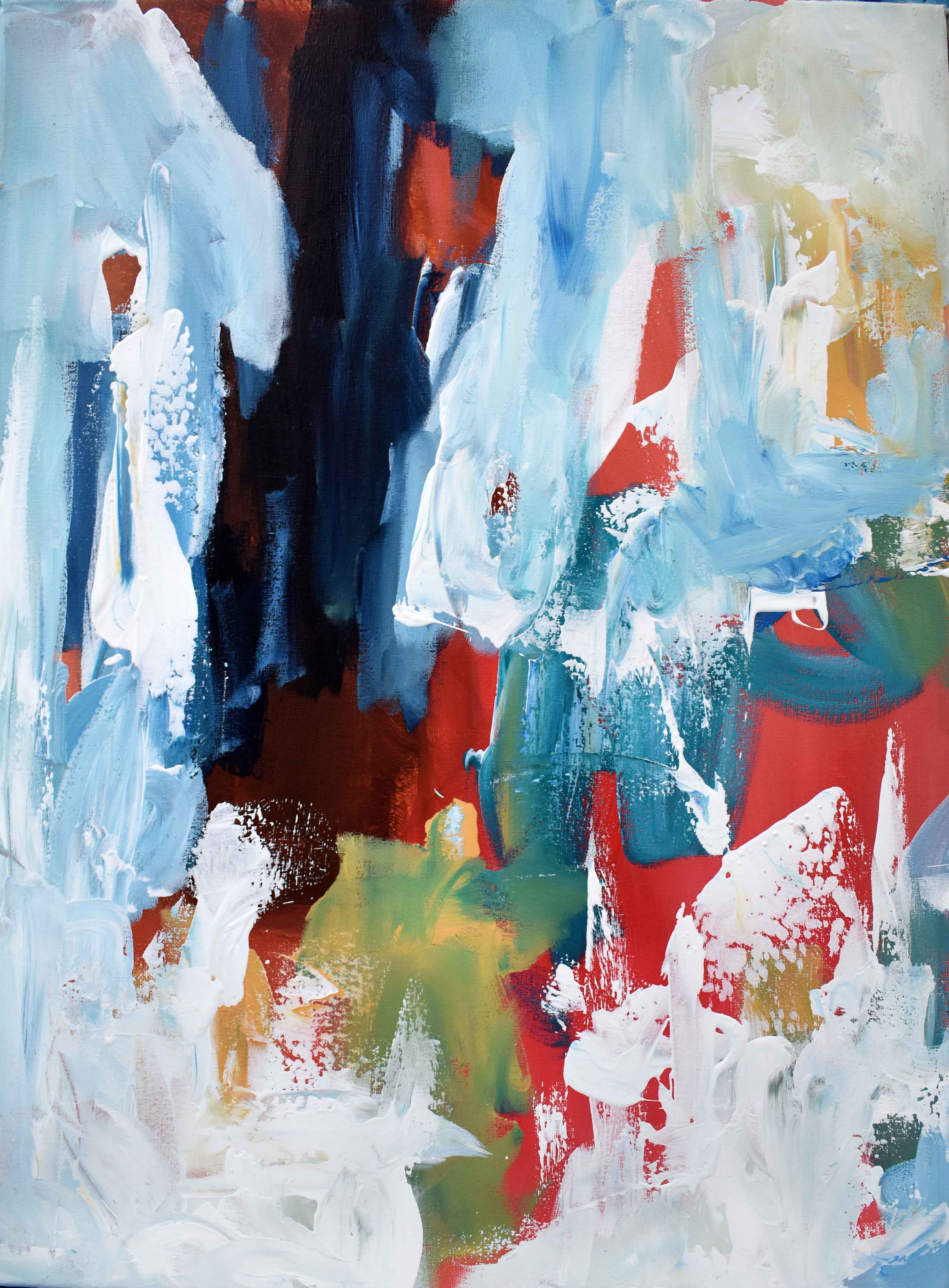 Dreamcatcher 3 - 45x60 cm - Original Painting-OmarObaid.com