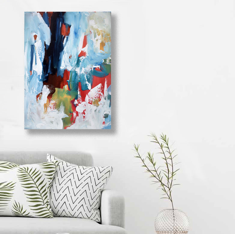 Dreamcatcher 3 - 45x60 cm - Original Painting-OmarObaid.com