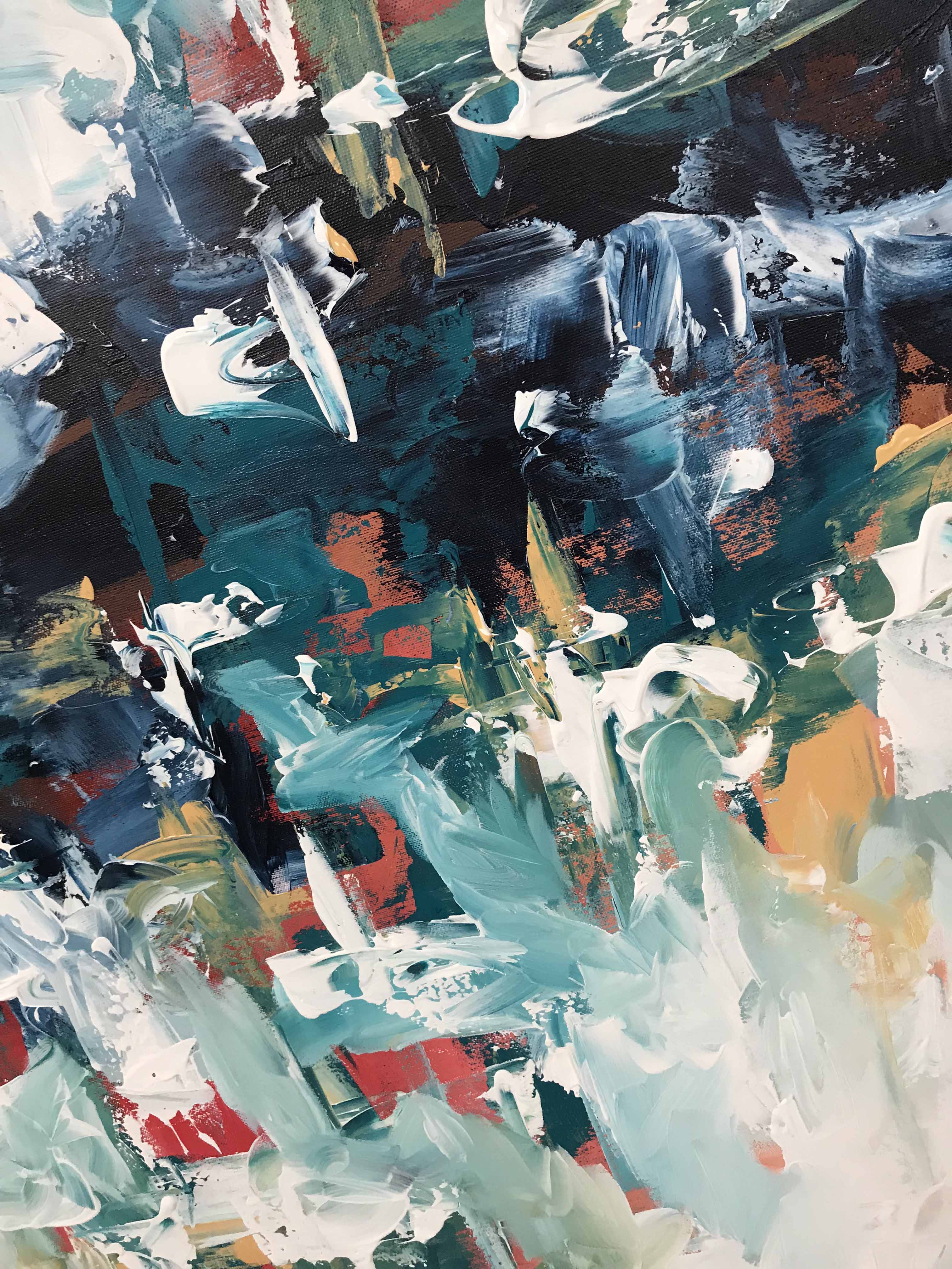 Dreaming 2 - 102x76 cm - Original Painting-OmarObaid.com