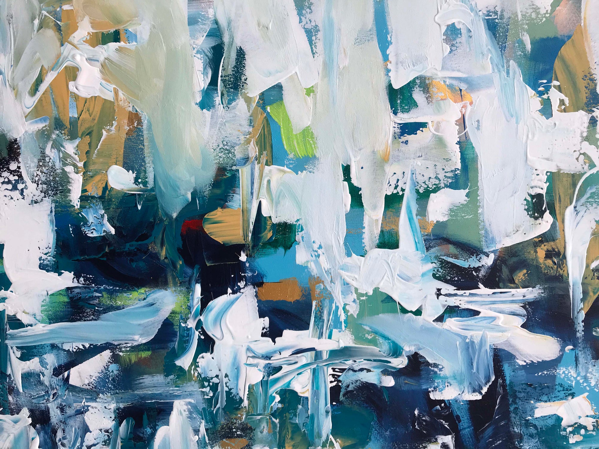 Dreaming Once Again - 152x120 cm - Original Painting-OmarObaid.com