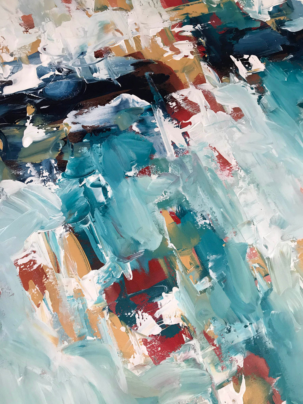Dreaming - 102x102 cm - Original Painting-OmarObaid.com
