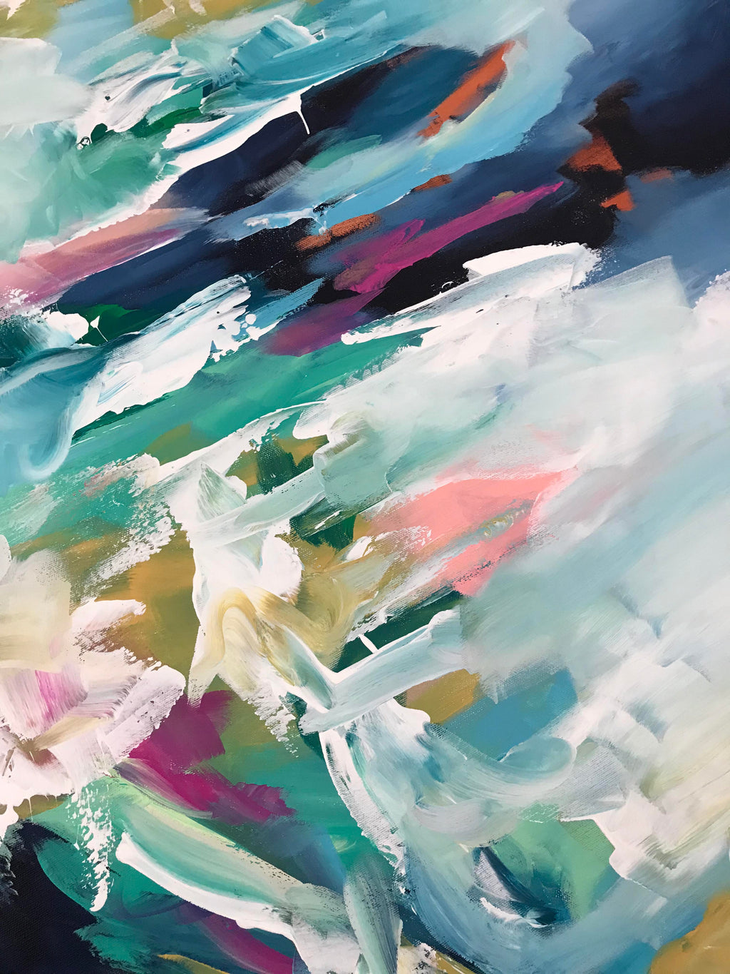 Drifted - 152x76 cm - Original Painting-OmarObaid.com