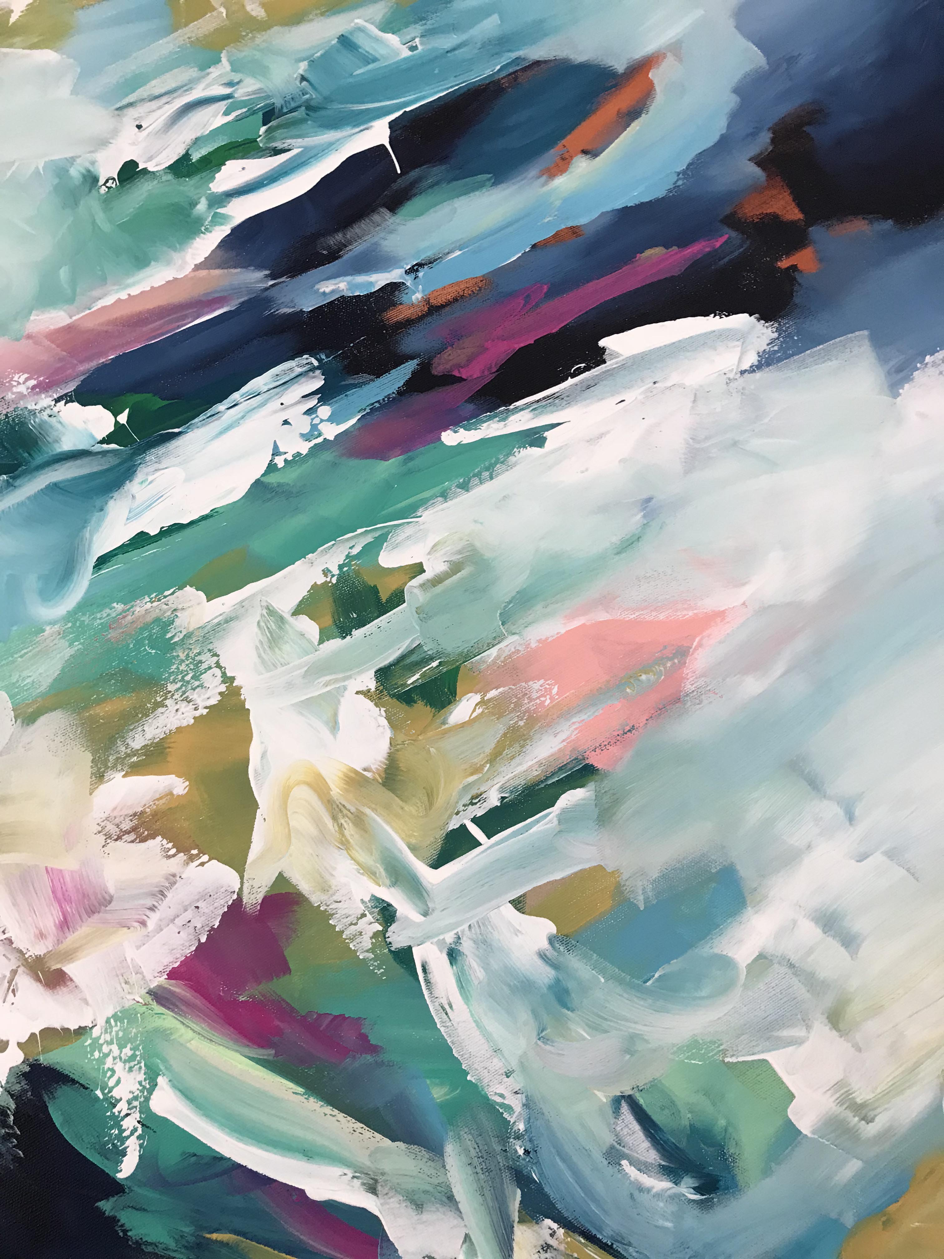 Drifted - 152x76 cm - Original Painting-OmarObaid.com