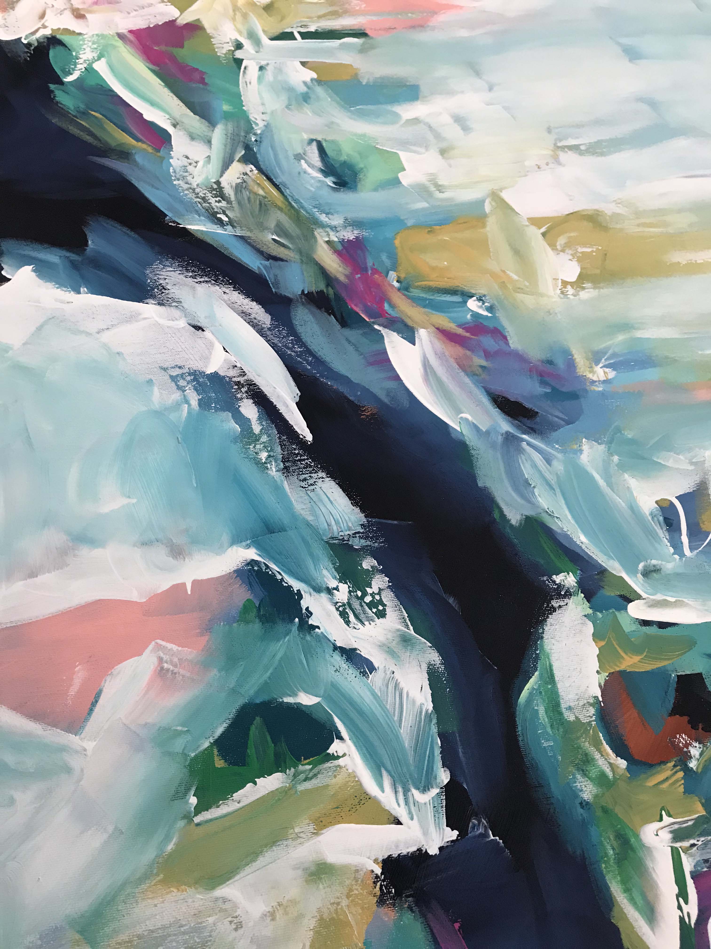 Drifted - 152x76 cm - Original Painting-OmarObaid.com