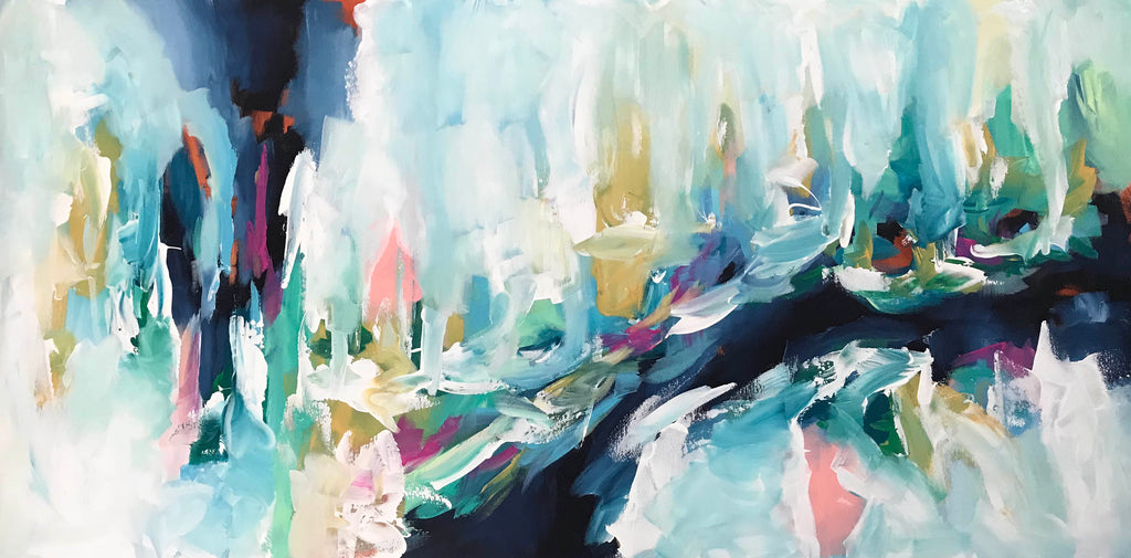 Drifted - 152x76 cm - Original Painting-OmarObaid.com