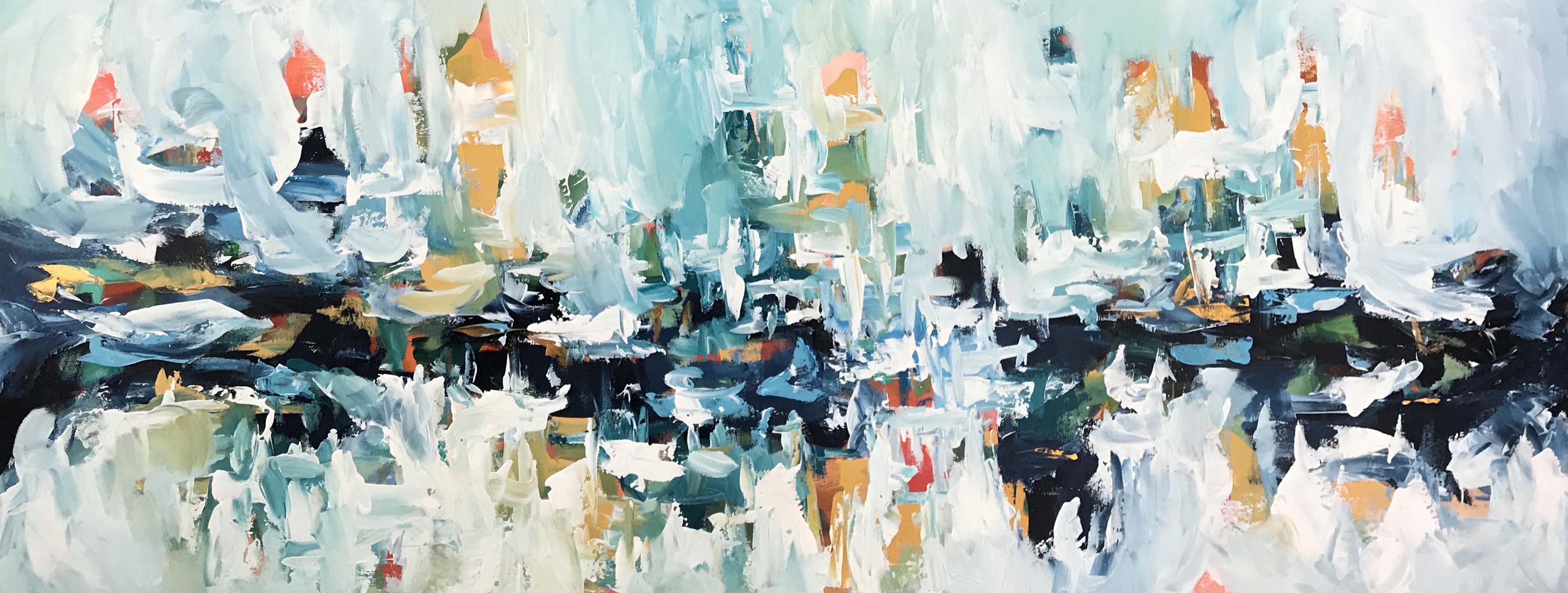 Dual Existence - 180x76 cm - Original Painting-OmarObaid.com