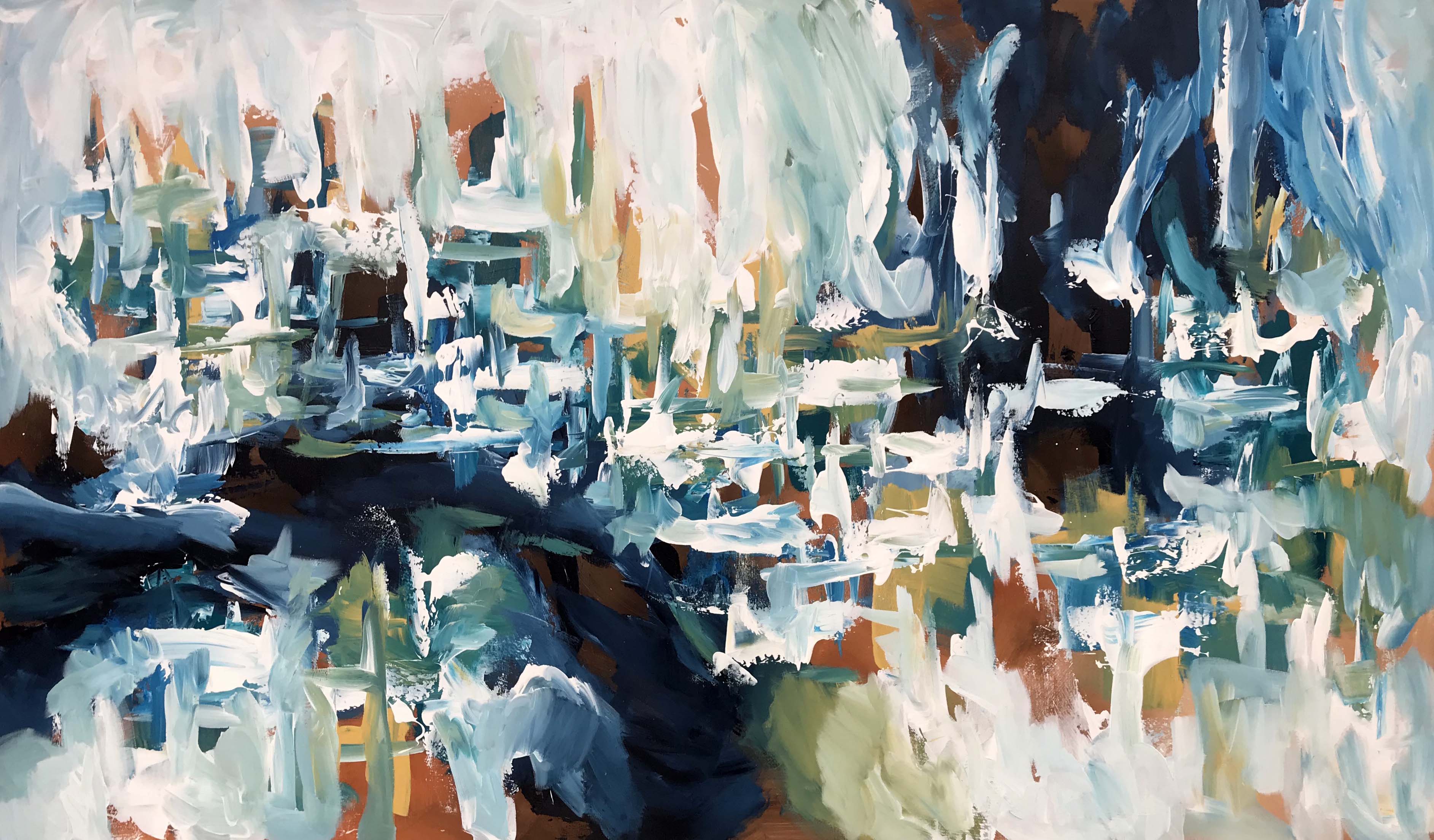 Epiphany 6 - 152x90 cm - Original Painting-OmarObaid.com