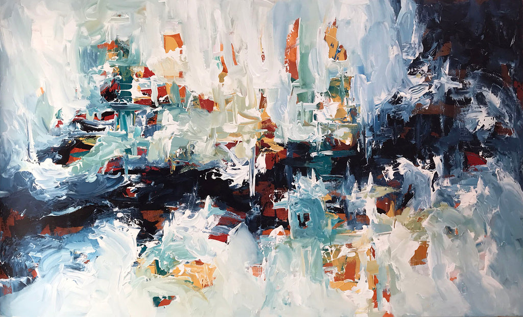 Epiphany 8 - 152x90 cm - Original Painting-OmarObaid.com