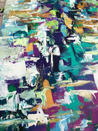 Fragile Reflection - 152x76 cm - Original Painting-OmarObaid.com