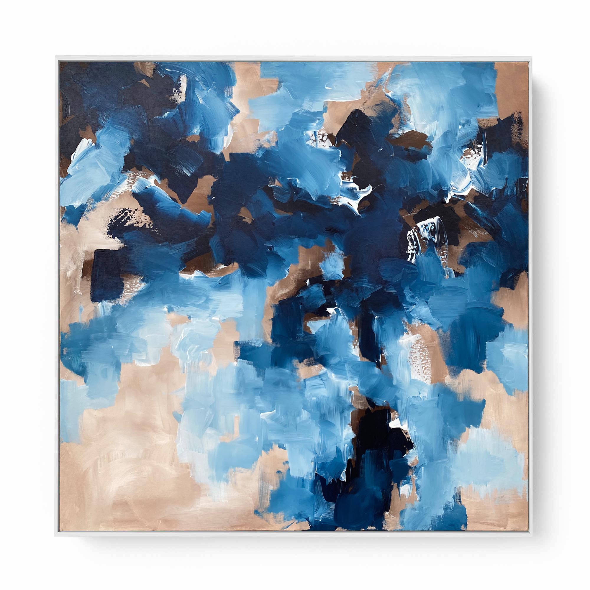 Run While You Can - 102x102 cm - Original Painting