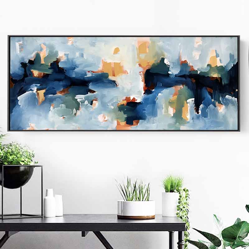 The Pier - 122x52 cm - Original Painting