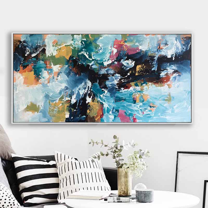 The Uncertain Path Part 2 - 102x50 cm - Original Painting