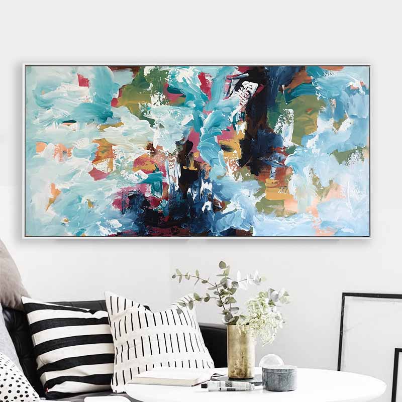 The Uncertain Path Part 3 - 102x50 cm - Original Painting