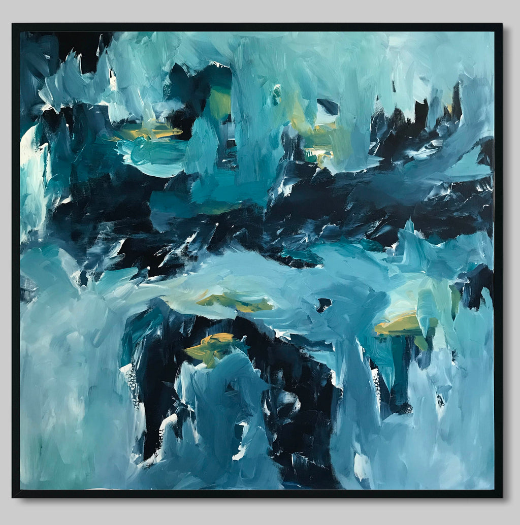 One Minute To Midnight - 122x122 cm - Original Painting