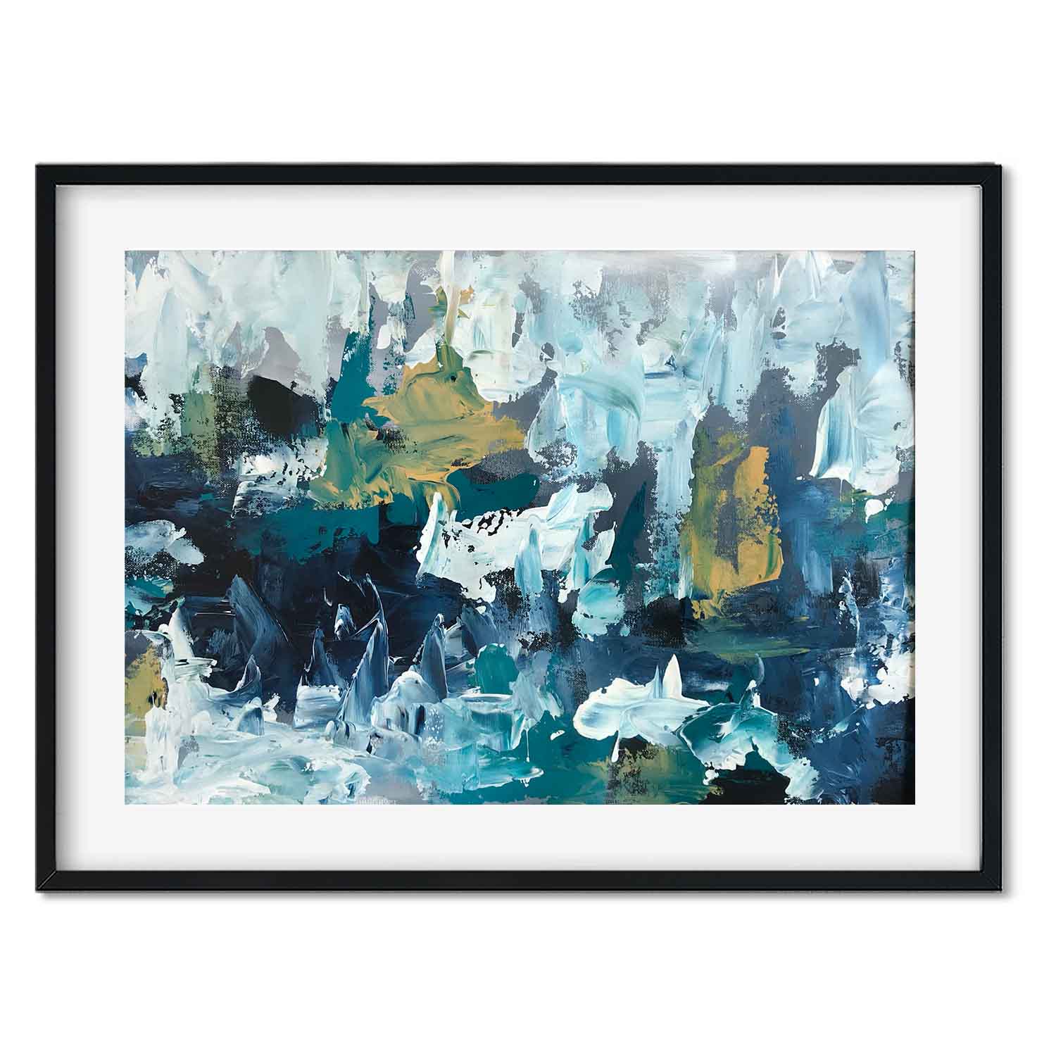 Dawn 4 - 74x53 cm - Framed Painting