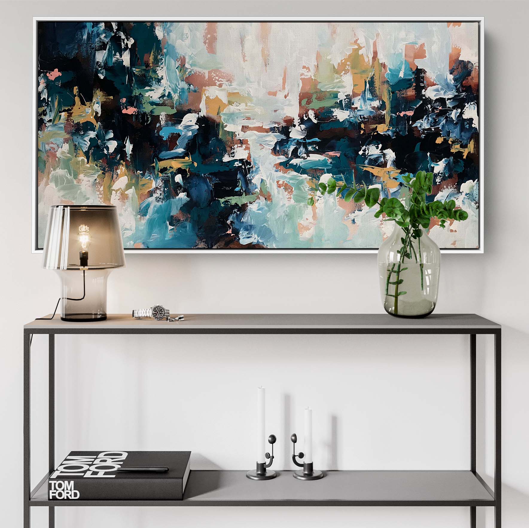 Midnight Conversations - 122x62 cm - Original Painting