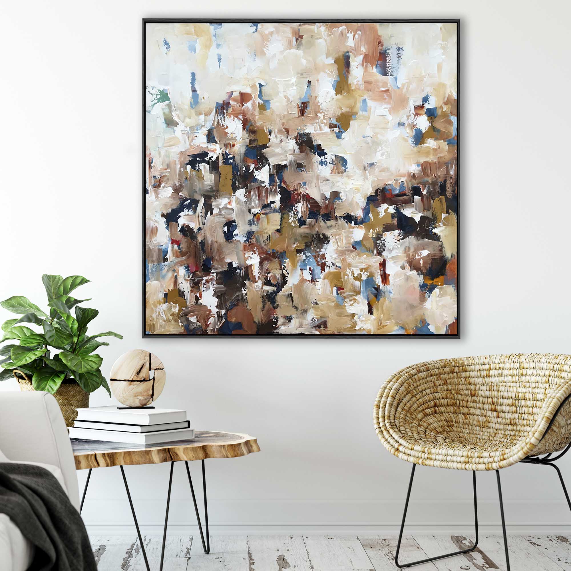 Sunset 2 - 102x102 cm - Original Painting