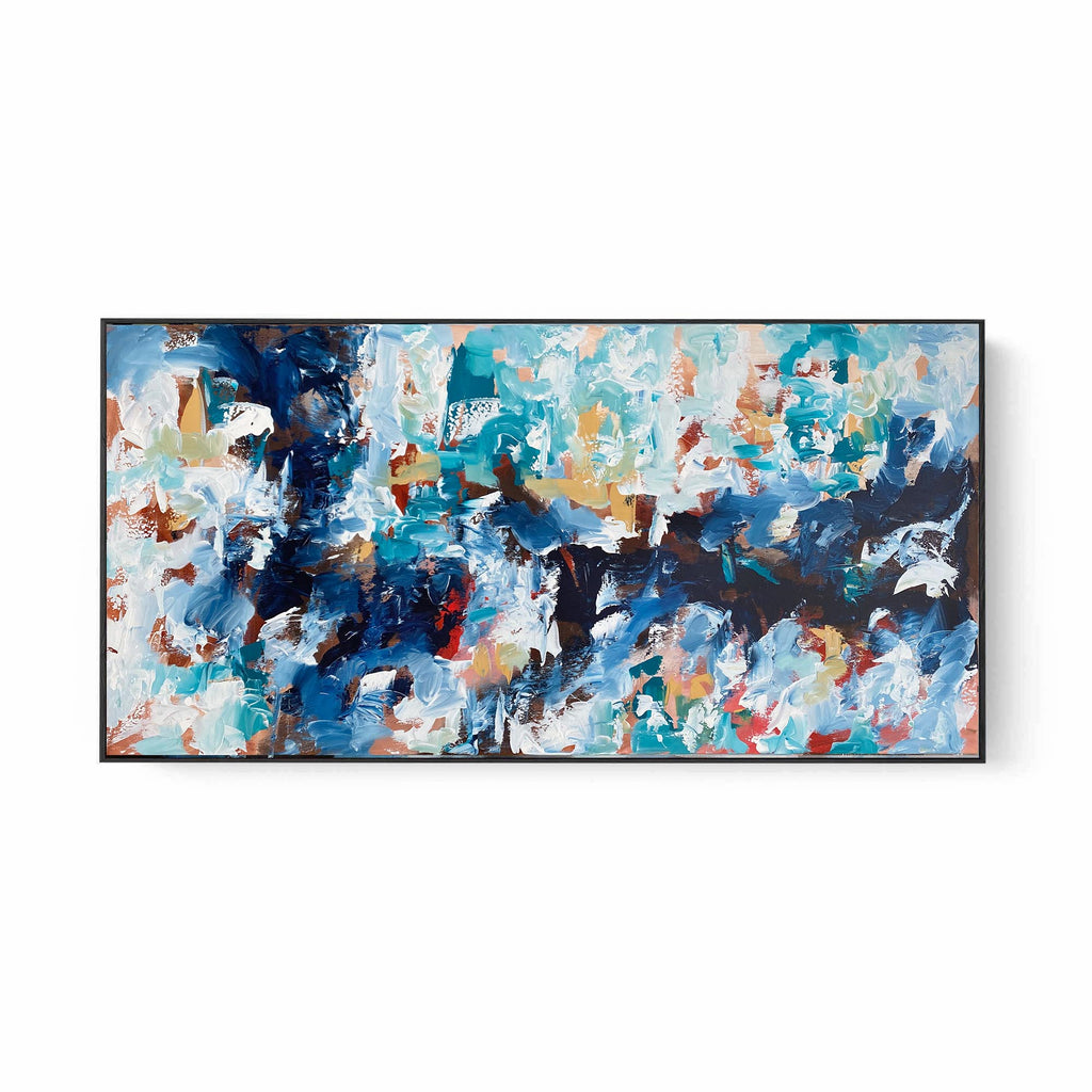 Marching In Time - 150x76 cm - Original Painting