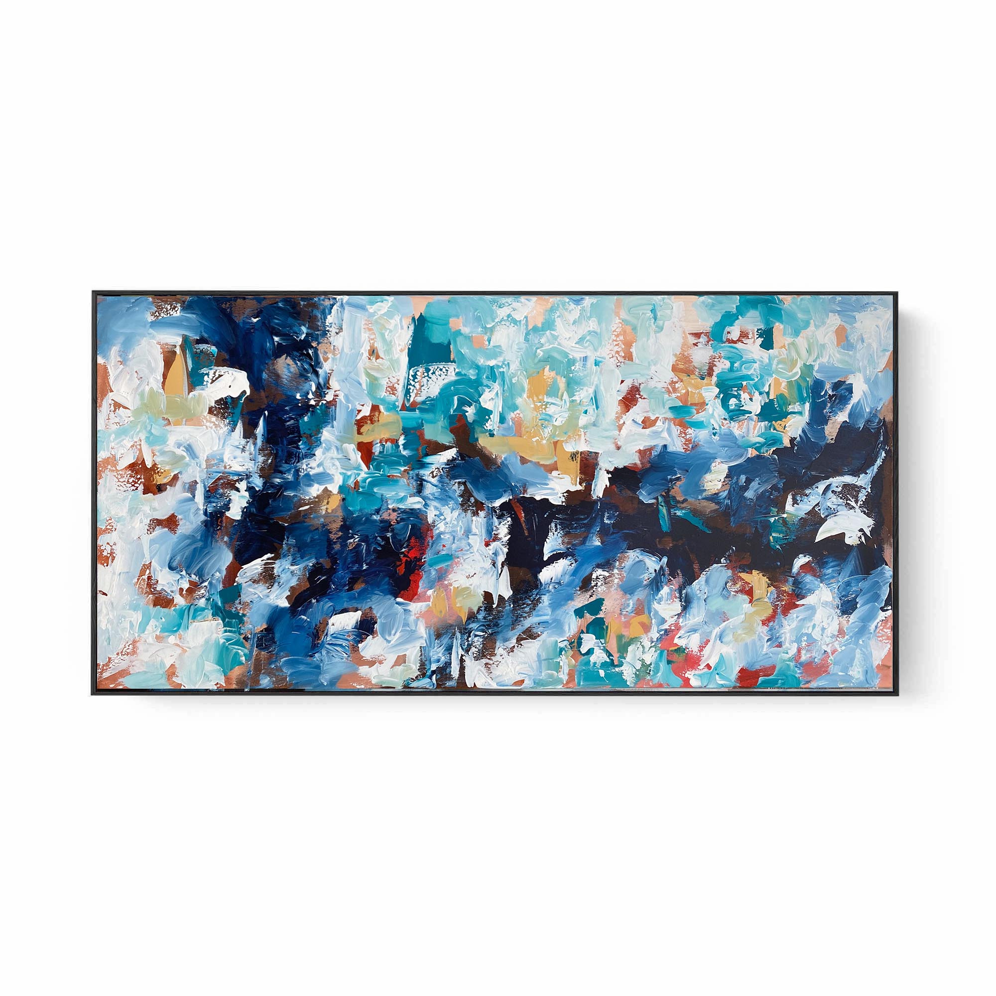 Marching In Time - 150x76 cm - Original Painting